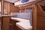 Bavaria 37 Cruiser table in salon
