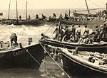 Coastal tuna trap near Gibraltar
