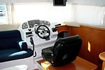 Lagoon 44 Power helm station and director's chair