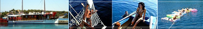 Motor sailer cruises