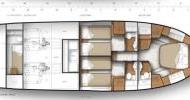 Greenline 48 Fly - Layout