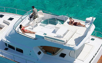 Lagoon Power 44 - Powercat Charter Kroatien  - Flybridge