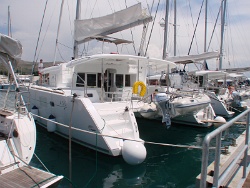 Lagoon 450 in Trogir, Croazia