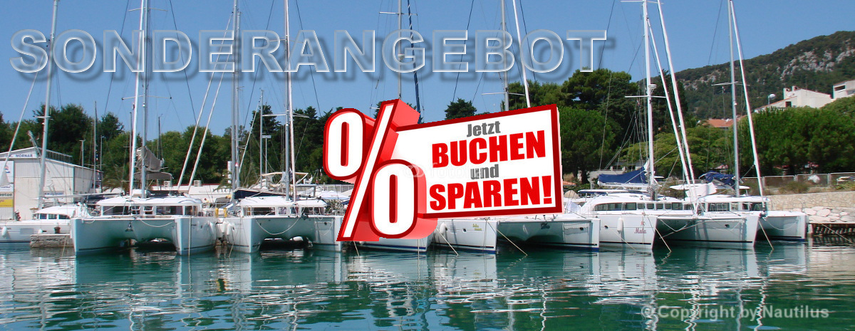 Spezialangebot - Katamaran Charter in Kroatien - Spezialangebot 