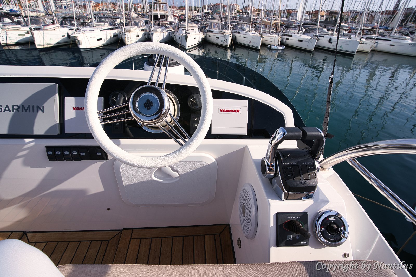 Adriana 44 Flybridge Vista dal Flybridge