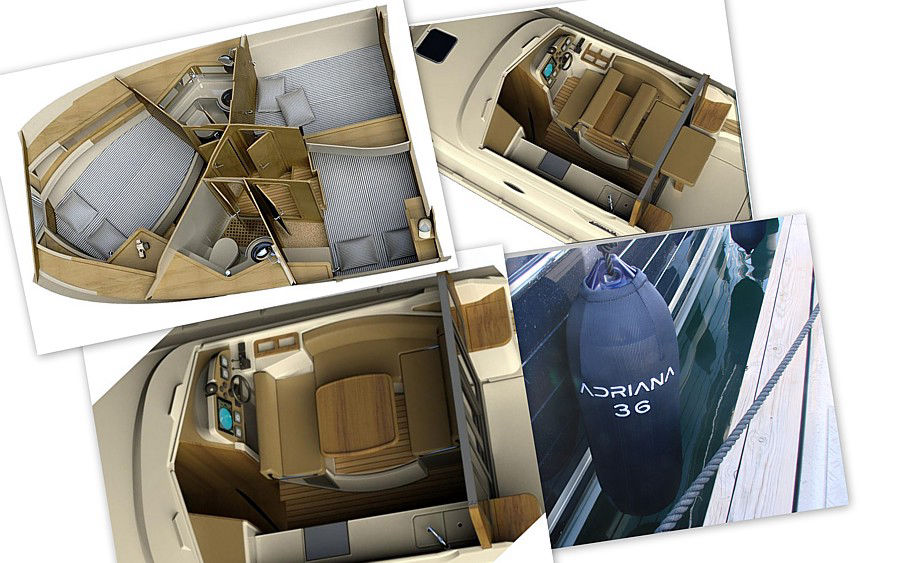 Motoryacht Adriana 36 - Layout