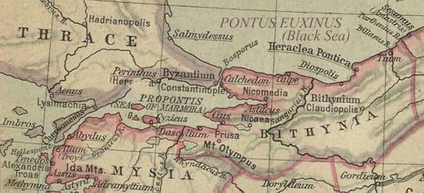 The area around Byzantium - History of tuna hunting