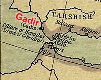 Cadiz - map