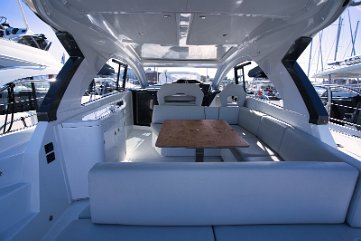 Gran Turismo 41 Design Modern lines and a spacious layout make 'Miami Vice' a standout yacht in the Nautilus fleet.