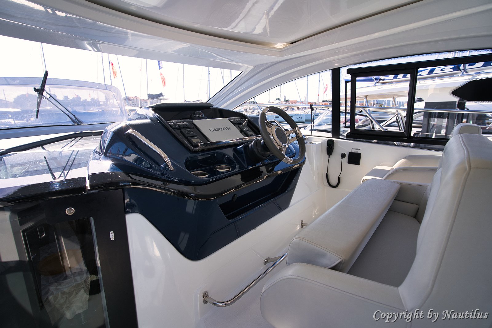 Helm Station View Another angle of the impressive command center on the Gran Turismo 41.