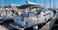 Sailing boat Hanse 458 in the charter base