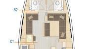 Layout - sailing yacht Hanse 548