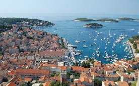 Yacht, Isola di Hvar, mare Adriatico