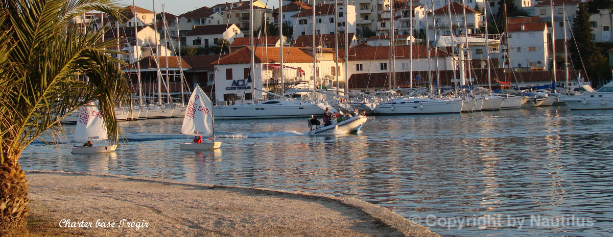 Yachts in charter base in Croatia