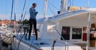 Sailing catamaran Lagoon 450 F deck