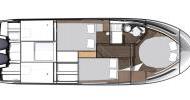 Merry Fisher 1095 - Salon and Cockpit Layout