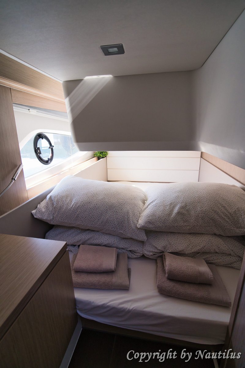 Cabina ospiti Ideale per famiglia o amici.