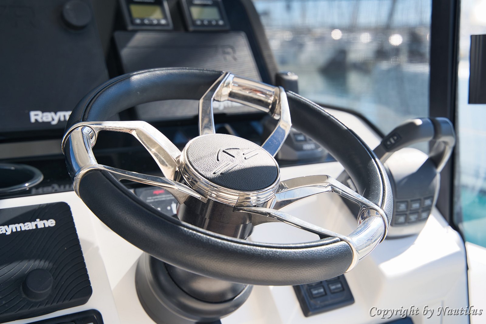 Captain's Perspective View from the driver's seat, showing the intuitive layout of controls.