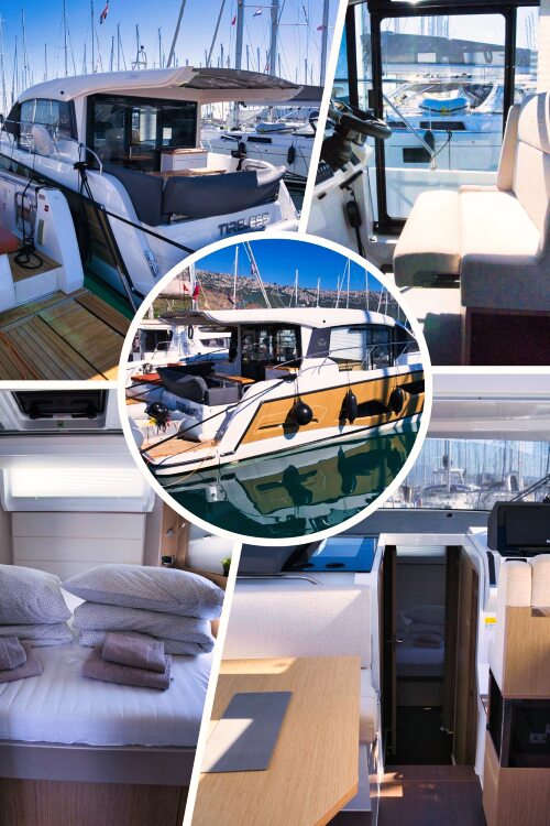Motor yacht Sealine C390 images - exterior and interior