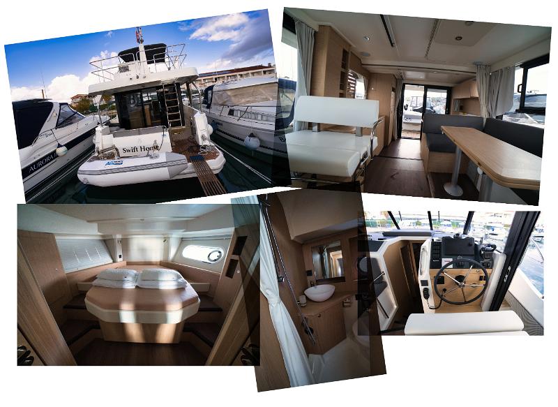 Motor yacht Swift Trawler Fly images - exterior and interior